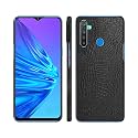 COVERLY for Realme 5i Back Cover | Flexible Crocodile Pu Leather | Full Camera Protection | Raised Edges | Super Soft-Touch Feel Hard Case | Fabric Protective Cover | Leather Case for Realme 5i