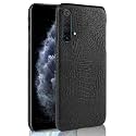 COVERLY for Realme X3 SuperZoom Back Cover | Flexible Crocodile Pu Leather | Full Camera Protection | Raised Edges | Soft-Touch Hard Case | Protective Cover | Leather Case for Realme X3 SuperZoom