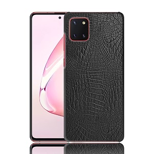 coverly for samsung note 10 lite back cover  flexible crocodile pu leather  full camera protection  raised edges  soft-touch hard case  protective cover  leather case for samsung note 10 lite
