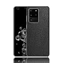 COVERLY for Samsung S20 Ultra Back Cover | Flexible Crocodile Pu Leather | Full Camera Protection | Raised Edges | Soft-Touch Hard Case | Protective Cover | Leather Case for Samsung Galaxy S20 Ultra