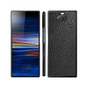 COVERLY for Sony Xperia 10+ Back Cover | Flexible Crocodile Pu Leather | Full Camera Protection | Raised Edges | Super Soft-Touch Feel Hard Case | Protective Cover | Leather Case for Sony Xperia 10+