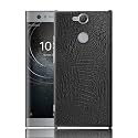 COVERLY for Sony Xperia XA2 Plus Back Cover | Flexible Crocodile Pu Leather | Full Camera Protection | Raised Edges | Super Soft-Touch Hard Case | Protective Cover | Leather Case for Xperia XA2 Plus