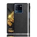 COVERLY for Vivo iQOO Neo 6 5G Back Cover | Flexible Crocodile Pu Leather | Full Camera Protection | Raised Edges | Super Soft-Touch Hard Case |Protective Cover | Leather Case for Vivo iQOO Neo 6 5G