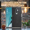 COVERLY for Vivo V15 Pro Back Cover | Flexible Crocodile Pu Leather | Full Camera Protection | Raised Edges | Super Soft-Touch Feel Hard Case | Fabric Protective Cover | Leather Case for Vivo V15 Pro
