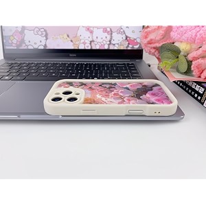 COVERLY White Rose Back Case Cover for