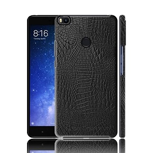 coverly for xiaomi mi max 2 back cover  flexible crocodile pu leather  full camera protection  raised edges  super soft-touch feel hard case protective cover  leather case for xiaomi mi max 2