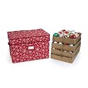 Covermates Adjustable Ornament Storage Box, 19.25" W x 13" D x 12.5" H