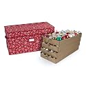 Covermates Adjustable Ornament Storage Box, 25.5" W x 13" D x 12.5" H