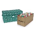 Covermates Adjustable Ornament Storage Box, 25.5" W x 13" D x 12.5" H