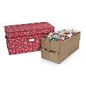 Covermates Adjustable Ornament Storage Box, 25.5" W x 13" D x 12.5" H