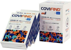 covifind covid-19 antigen self test kit pack of 3 covid-19 rapid antigen kit home-basedself
