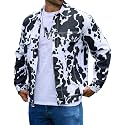 Cow Print Jacket Men Western Outfit Halloween Costumes