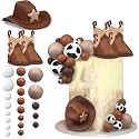 Cowboy Hat and Boot Cake Toppers Western Theme Decorations