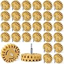 CowboyBOB 30 Pack Decal Remover Eraser Wheel Rubber Eraser Wheel for Drill Removes Car Stripes Vinyl Tapes and Graphics Rubber Eraser Wheel Tool Kit for Cars, RV, Motorcycles Sticker Remover Tool