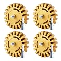 CowboyBOB 4 PCS Decal Remover Eraser Wheel Rubber Eraser Wheel for Drill