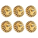 CowboyBOB 6 PCS Decal Remover Eraser Wheel Rubber Eraser Wheel for Drill