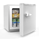 COWSAR Compact Mini Freezer, 1.2 Cu.Ft Small Upright Freezers with Handle, Removable Shelves, Adjustable Thermostat, Low Noise Stand up Congelador for Home, Office, White