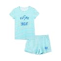 Cozchique Summer Pajamas for Girls Stripe