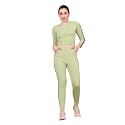 Cozimi Soild Full Sleeve Striped | Round Neck Tracksuit For Women and Girls