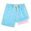 Cozople 7-16T Teen Boys Swim Trunks Quick Dry UPF 50+ Swimwear Bathing Suit for Big Boys Beach Swim Boards Shorts