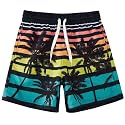 Cozople 7-16T Teen Boys Swim Trunks Quick Dry UPF 50+ Swimwear Bathing Suit for Big Boys Beach Swim Boards Shorts