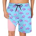 Cozople 7-16T Teen Boys Swim Trunks Quick Dry UPF 50+ Swimwear Bathing Suit for Big Boys Beach Swim Boards Shorts