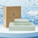 Cozy Bliss Cooling Fitted Sheet Set, King, Green