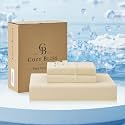 Cozy Bliss Cooling Fitted Sheet Set, Queen, Khaki