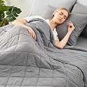 Cozy Bliss Cooling Throw Blanket for Hot Sleepers 50"x70", Q-Max 0.45 Cooling Comfort, Cold Blankets for Night Sweats Sleeping, Ultra-Cool Lightweight Breathable Blanket for Couch Bed, Glacial Grey