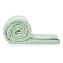 Cozy Bliss Cooling Throw Blanket for Hot Sleepers 50"x70", Q-Max 0.45 Cooling Comfort, Cold Blankets for Night Sweats Sleeping, Ultra-Cool Lightweight Breathable Summer Blanket for Couch Bed, Green