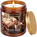 Cozy Fall Candles, Pumpkin Spice Scented