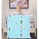 COZY FURNISH Reversible Kids Comforter Blanket Quilt | Super Soft, All-Season | 150 GSM | 0-8 Years | 60x45 Inches for Kids | Summer &amp; Winter Blanket for Kid Boys &amp; Girls