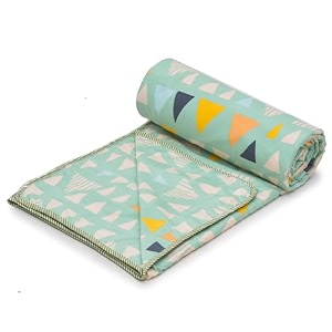 cozy furnish super soft brushed microfiber cotton 3 layer breathable single dohar lightweight warm bed dohar 57x87inches 144x220cm flannel dohar throws for bed tc - 144 white red