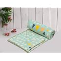 COZY FURNISH Super Soft Brushed Microfiber Cotton 2 Layer Breathable Double Dohar Lightweight Bed Dohar 84X96(Inches) 213X243(CM) Dohar Throws for Bed| TC - 144, Green