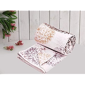 cozy furnish super soft cotton 3 layer breathable single dohar lightweight bed dohar with lahariya fabric edgingpiping 57x87inches 144x220cm flannel dohar throws for bed