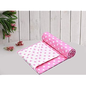 cozy furnish cotton dohar pink  5734x 8734