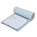 COZY FURNISH Super Soft Cotton 3 Layer Reversible Single Double Bed Size| Soft Light-Weight Bed Blanket 57X87(Inches) 144X220(CM) Flannel Dohar Throws for Bed,Lahariya Fabric Edging/Piping Bed Dohar