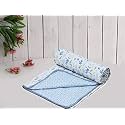 COZY FURNISH Super Soft Cotton 3 Layer Reversible Single Double Size | Soft Light-Weight Blanket 57X87(Inches) 144X220(CM) Flannel Dohar Throws for Bed,Lahariya Fabric Edging/Piping Bed Dohar