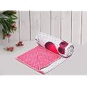 COZY FURNISH Super Soft Cotton 3 Layer Breathable Single Dohar Lightweight Bed Dohar with Lahariya Fabric Edging/Piping 57X87(Inches) 144X220(CM) Flannel Dohar Throws for Bed