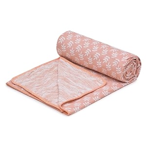cozy furnish super soft cotton 3 layer reversible single double bed size soft light-weight bed blanket 57x87inches 144x220cm flannel dohar throws for bedlahariya fabric edgingpiping bed dohar