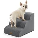 COZY KISS Dog Stair for Small Dog 15.7" H, 3 Step Pet Ramp for Couch