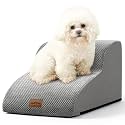 COZY KISS Dog Stair for Small Dog 11.8" H, 2 Step Pet Ramp for Chair