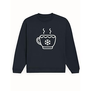 Cozy Winter Holiday Sweatshirt Cotton Fleece Hot