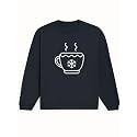 Cozy Winter Holiday Sweatshirt Cotton Fleece Hot