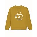 Cozy Winter Holiday Sweatshirt Cotton Fleece Hot