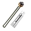 CozyCabin 520900 RV Water Heater Element Kit for Suburban SW4DE SW6DE SW6DEL SW10 SW10DE SW10PE SW12DE SW12DEL Suburban Rv Water Heater Parts, 120V 1440W, Heating Element with Wrench Socket