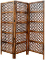 COZYDOR Wooden Privacy Screen, Partition Room Divider Screen Separator For Kitchen Wagon Engineered Wood Decorative Screen Partition