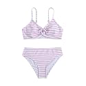 COZYEASE Girls' 2 Piece Ditsy Floral Print Triangle Bikini Swimsuit