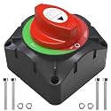 COZYEHOO Battery Disconnect Switch 12V Master,12V-48V Battery Shut Off Switch 275Amps High Current for Car Marine Boat RV Vehicles(On/Off)
