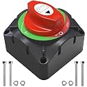 COZYEHOO High Current Battery Disconnect Switch ，12-48V High Current for Car Marine Boat RV Vehicles Automotive Replacement(1-2-Both-Off)